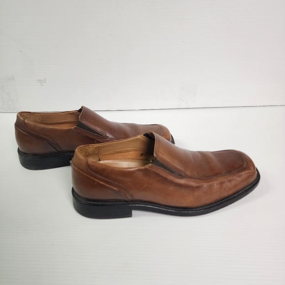 DOCKERS Pro-Style Men's Brown Leather Slip-On Loafers Comfort Shoes size 13M - Picture 4 of 8